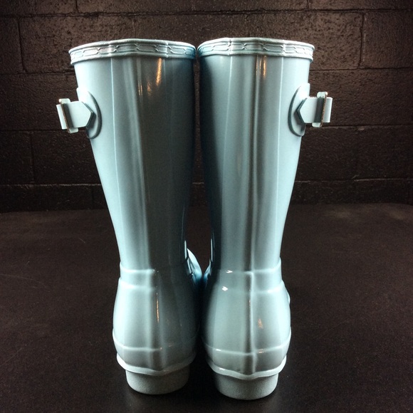 SALE!!!! BABY BLUE HUNTER short rain boots NWOT 8 - Picture 3 of 8
